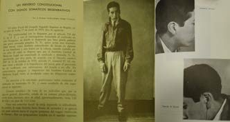 Imagen 3. Un perverso constitucional con signos somáticos degenerativos (Guillermo Uribe, 1954). Anales Psiquiátrico 8(31)1954).