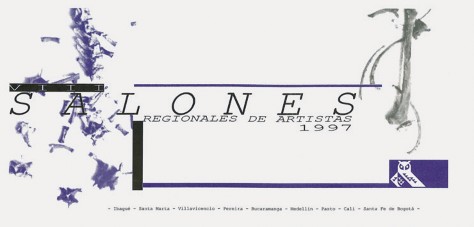 Convocatoria VIII Salón Regionales de Artistas 1997 (sobre el tema de la memoria).