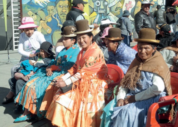 Fotografía: Cleverth Cardenas (2015). Elección cholita paceña.