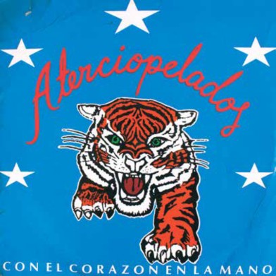 Portada del álbum Con el corazón en la mano. Aterciopelados (1993).