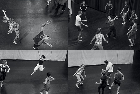 Imagen 5. Entrenamiento del Puente de los Vientos, (2017-2018). Fotografía: cortesía de Francesco Galli.