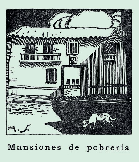 Mansiones de pobrería. Adolfo Samper (1900-1991). En el libro La cara de la miseria.