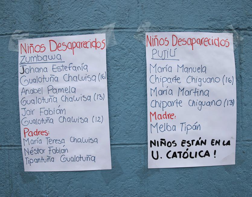 Imagen 26 “Rafael Rodríguez Mayel”, “Magua Torres”, “Micaela Ayala”, “Gato Villegas”, (Zona de cuidados). Fotogramas del documental Octubre: los encuadres de una protesta. (2021, 86 min.)