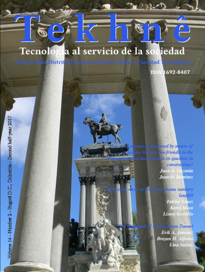 Vol. 14, Núm. 2 (2017): Revista Tekhnê