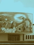 “La medicina en el Cauca”. Mural. Fotografía: Felipe García Quintero, tomada del catálogo