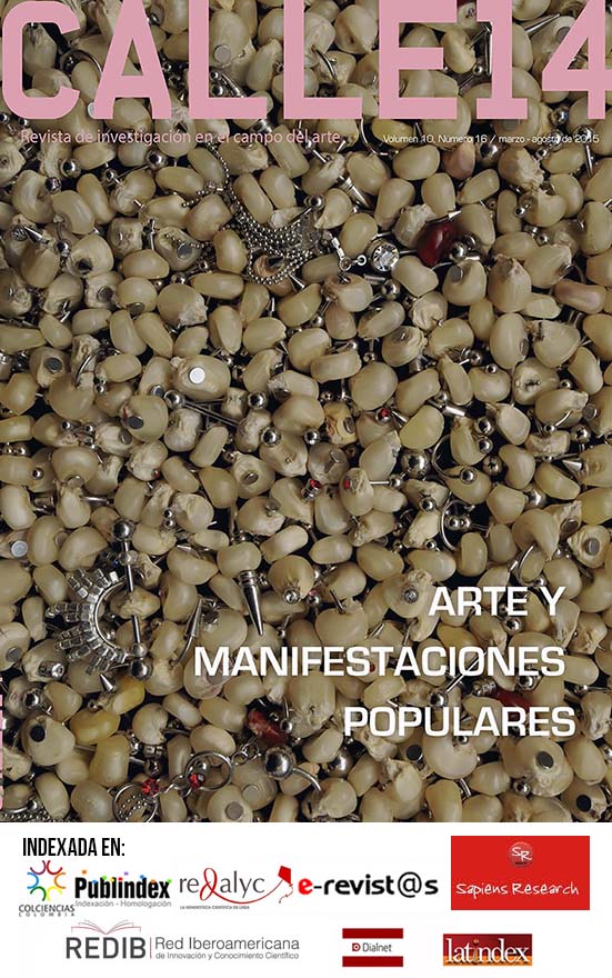 					View Vol. 10 No. 16 (2015): Arte y manifestaciones populares
				